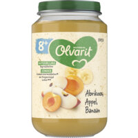 Een afbeelding van Olvarit 8+ mnd abrikoos appel banaan