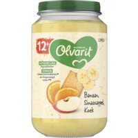 Een afbeelding van Olvarit 12+ mnd banaan sinaasappel koek