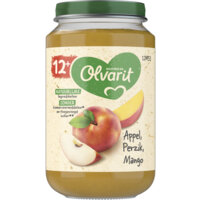 Een afbeelding van Olvarit 12+ mnd appel perzik mango