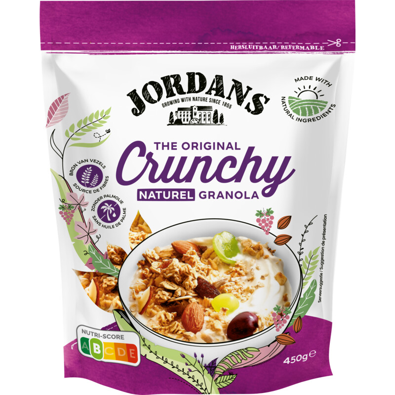 Jordans Crunchy naturel granola bestellen Albert Heijn