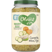 Afbeelding van Olvarit Courgette witvis rijst 8m+