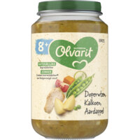 Afbeelding van Olvarit Doperwten kalkoen aardappel 8m+