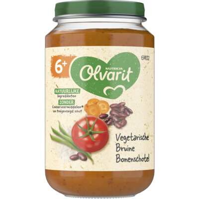 pdp-image-Olvarit Vegetarische bruine bonenschotel 6m+