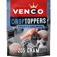 Een afbeelding van Venco Droptoppers zacht & salmiak