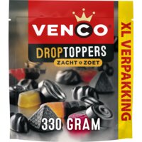 Een afbeelding van Venco Droptoppers zacht & zoet XL
