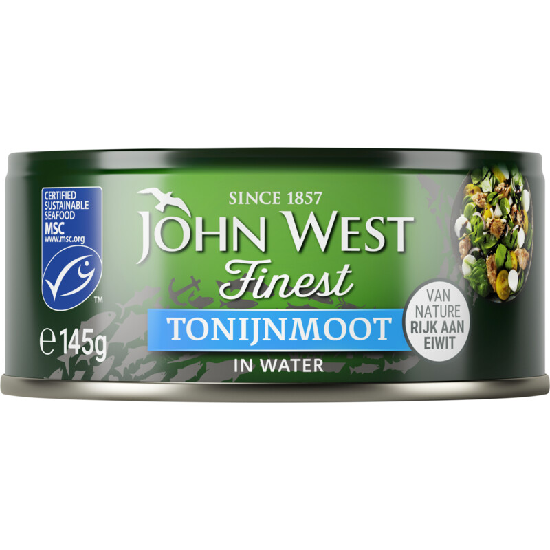 Een afbeelding van John West Tonijnmoot in water