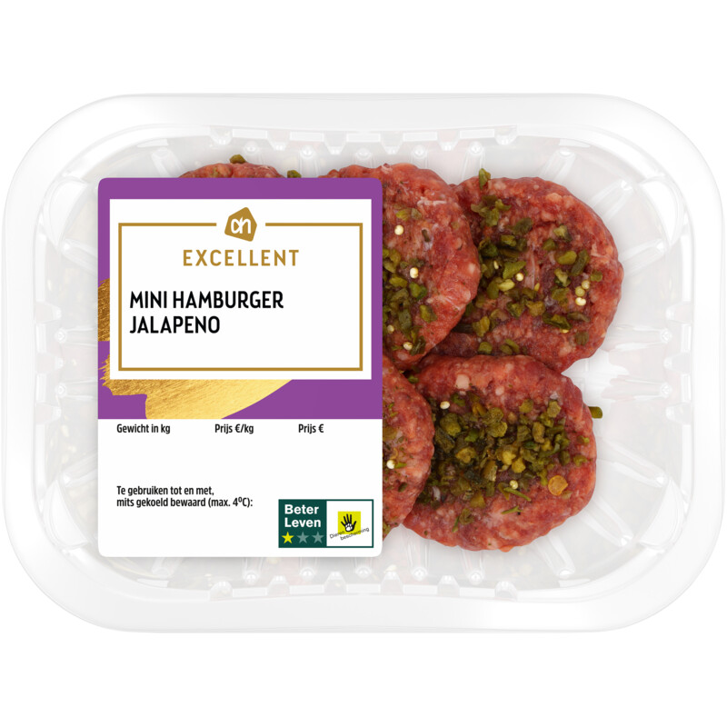 AH Excellent Mini hamburger jalapeño bestellen Albert Heijn