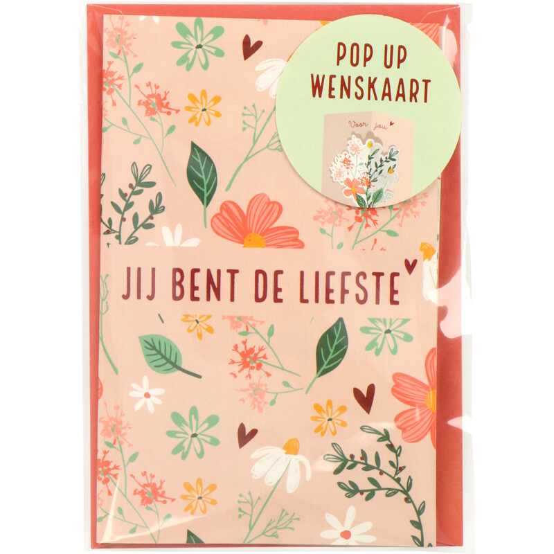 Een afbeelding van Avec Pop up card bloem