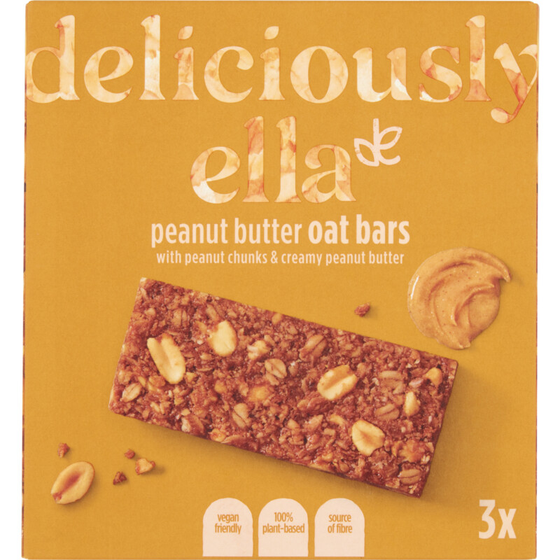 Een afbeelding van Deliciously Ella Peanut butter oat bars