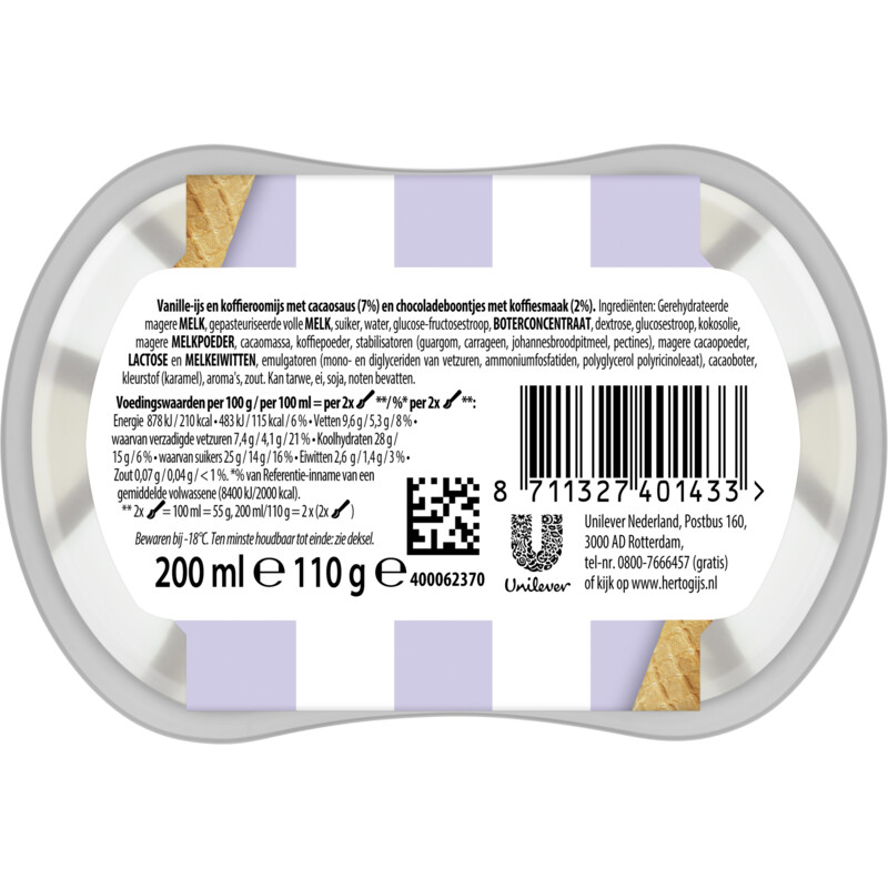 Een afbeelding van Hertog Ijssalon mini koffie royaal