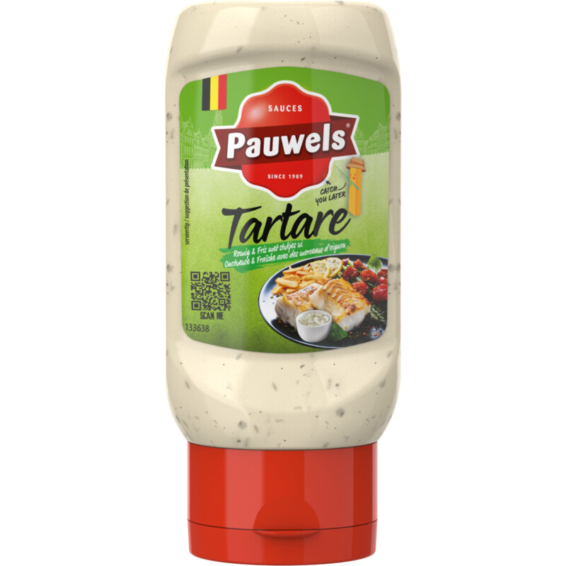 Een afbeelding van Pauwels Tartare saus bel