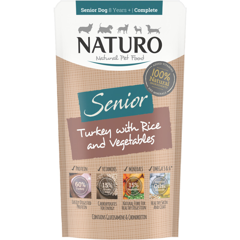 Een afbeelding van Naturo Senior turkey & rice