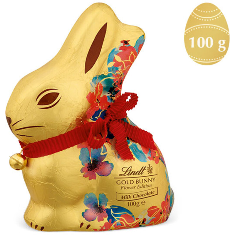 regen grootmoeder Cater Lindt Gold bunny bloem melkchocolade paashaas bestellen | Albert Heijn