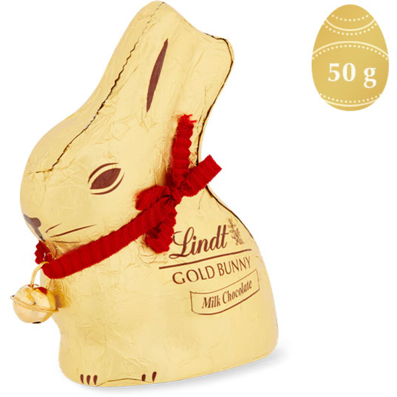 Een afbeelding van Lindt Gold bunny chocolade paashaas