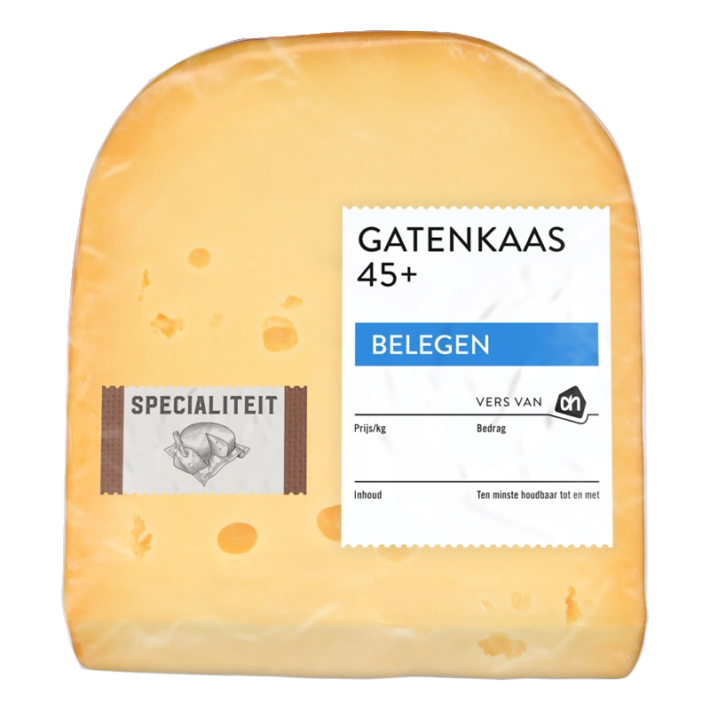 AH Gatenkaas belegen 45+ stuk