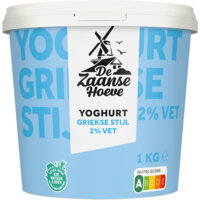 Een afbeelding van De Zaanse Hoeve Yoghurt griekse stijl 2% vet