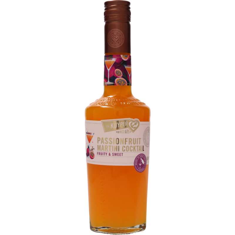 Een afbeelding van De Kuyper Passionfruit martini cocktail