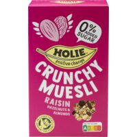 Een afbeelding van Holie Crunchy muesli raisin