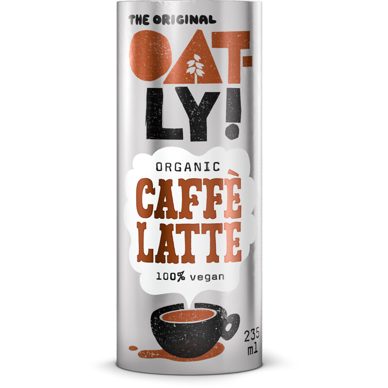 Een afbeelding van Oatly! Caffe latte
