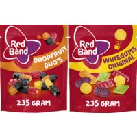 Een afbeelding van Red Band Dropfruit Duo & Winegum pakket