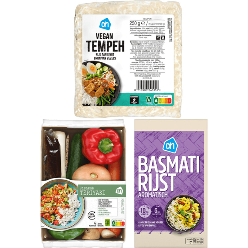 Een afbeelding van AH Japanse teriyaki verspakket