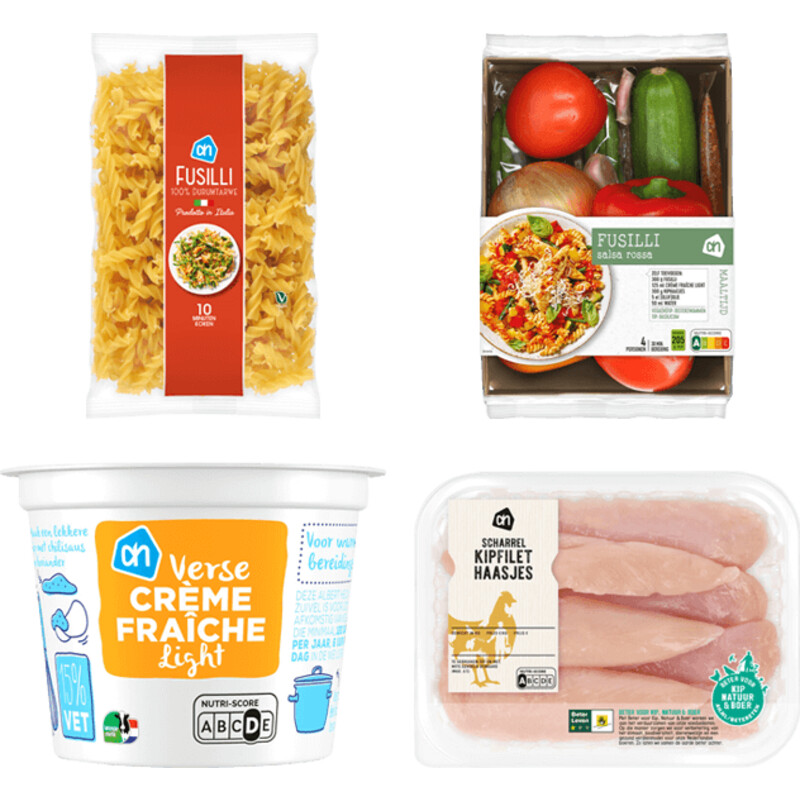 Een afbeelding van AH Fusilli salsa rossa verspakket