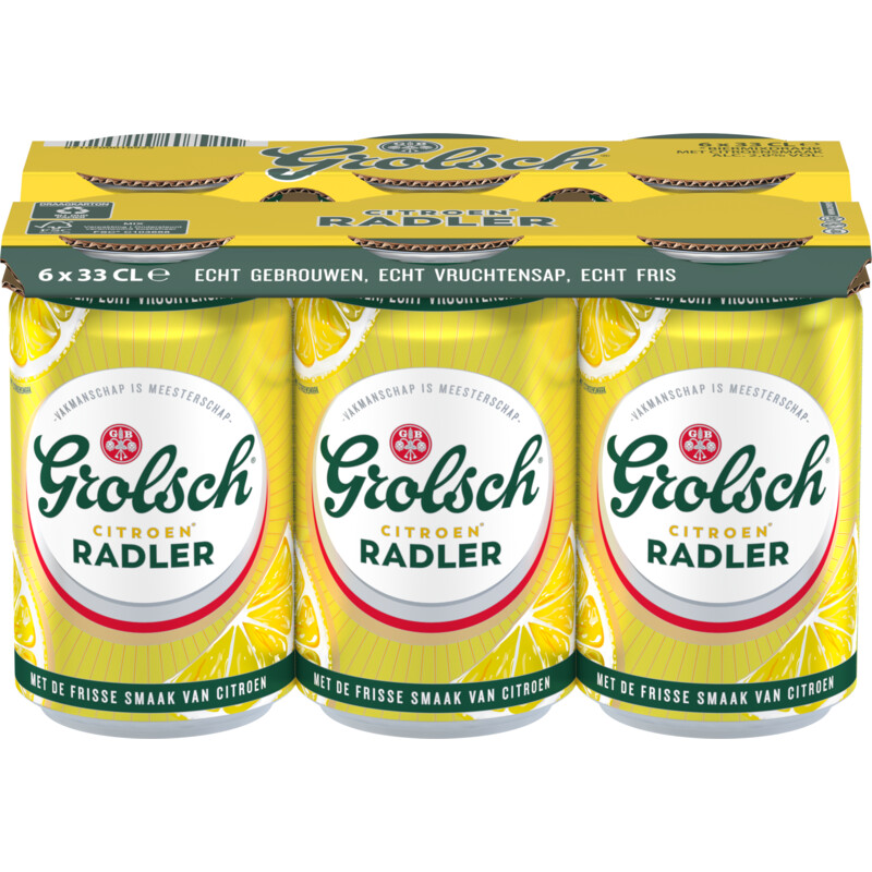Een afbeelding van Grolsch Radler citroen 2.0 6-pack