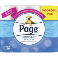 Een afbeelding van Page Compleet schoon toiletpapier voordeelpak