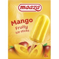 Een afbeelding van Maaza Fruity ice sticks mango
