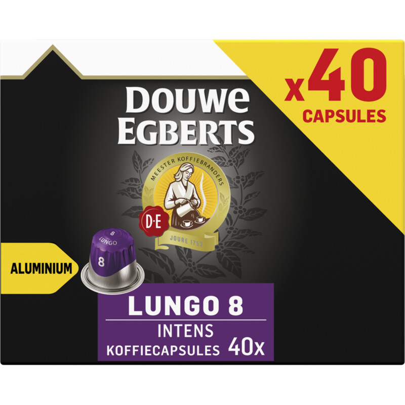 Een afbeelding van Douwe Egberts Lungo intens capsules