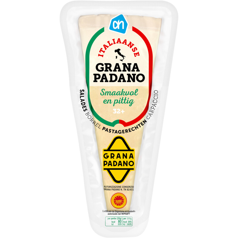 Een afbeelding van AH Italiaanse grana padano 32+ stuk