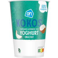 Een afbeelding van AH Kokos plantaardig variatie voor yoghurt