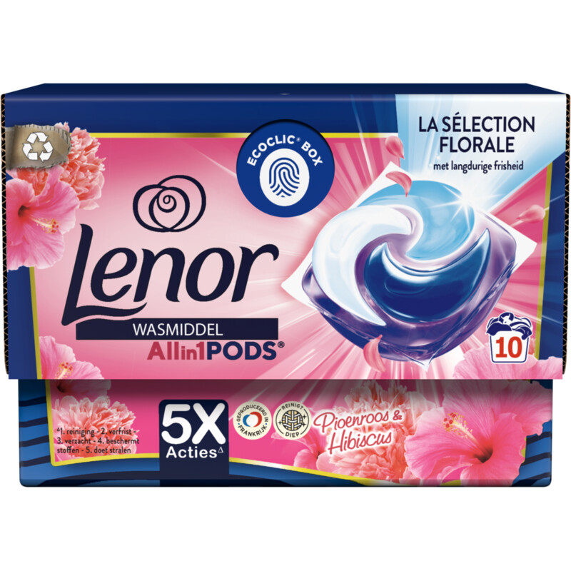 Een afbeelding van Lenor Pods pioen & hibiscus