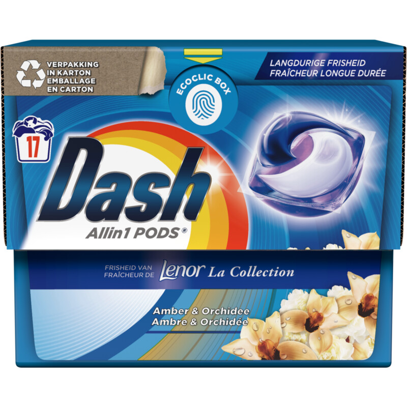 DASH Ambre & Orchidée 16 pods