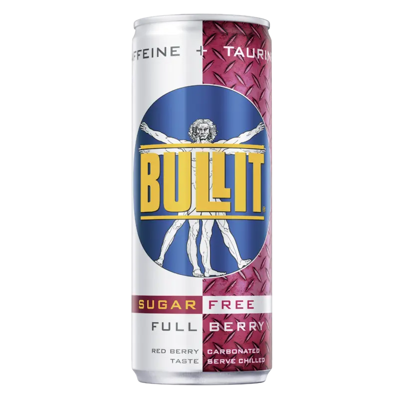 Energy drink suikervrij rode bessen