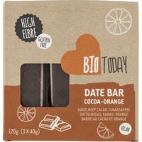 Afbeelding van BioToday Dadelreep cacao-sinaasappel