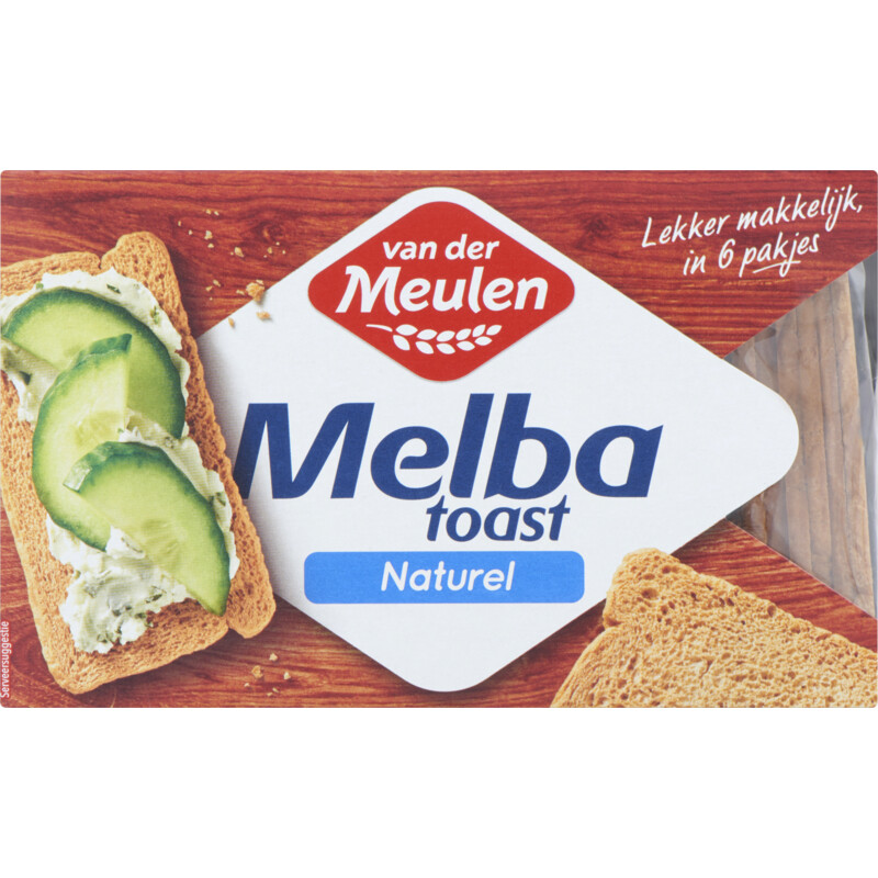 Van der Meulen Melba toast naturel bestellen Albert Heijn
