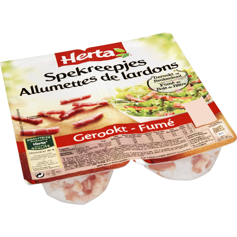 Een afbeelding van Herta Spekreepjes gerookt bel
