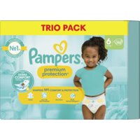 Een afbeelding van Pampers Premium protection luiers 6 trio pack