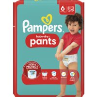 temperament Magistraat Zelfgenoegzaamheid Pampers Baby-dry pants luierbroekjes maat 6 bestellen | Albert Heijn