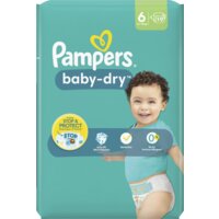Een afbeelding van Pampers Baby-dry luiers maat 6