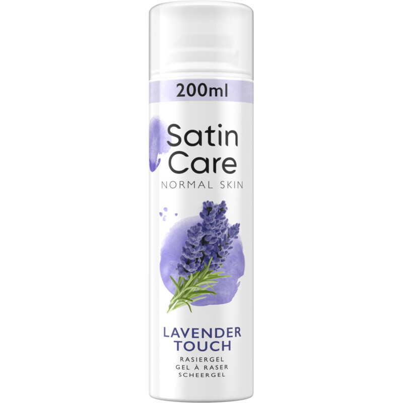 Een afbeelding van Gillette Satin care normal lavender scheergel