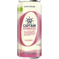 Afbeelding van The Gutsy Captain Kombucha zero raspberry
