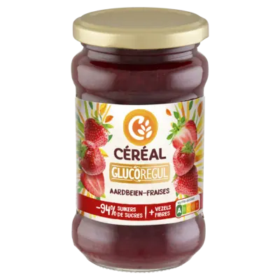 pdp-image-Céréal Glucoregul jam aardbeien minder suikers