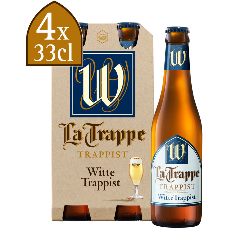 Een afbeelding van La Trappe Witte trappist 4-pack
