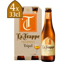 Een afbeelding van La Trappe Trappist tripel 4-pack