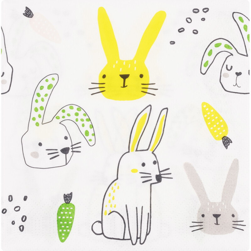 Een afbeelding van AH Servet haasjes 33x33cm