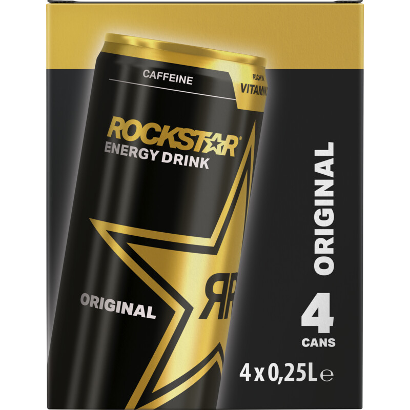 Rockstar Energy drink original 4pack bestellen Albert Heijn