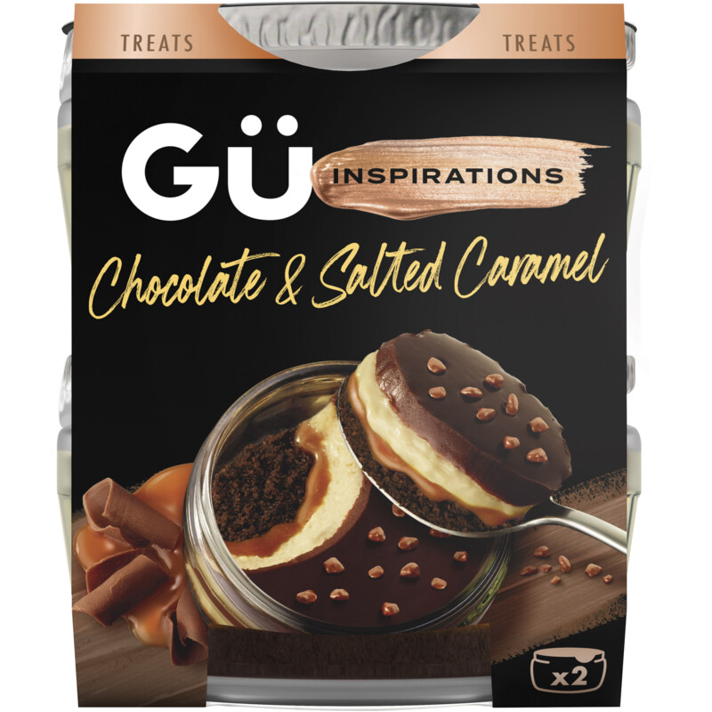 Een afbeelding van Gü Chocolate & salted caramel cheesecake