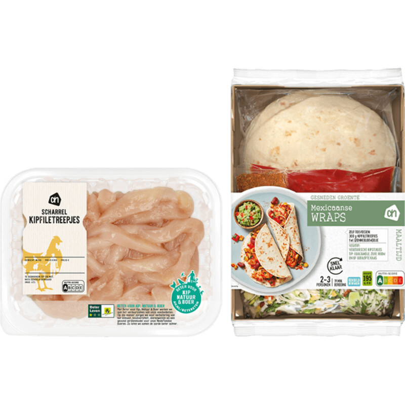 Een afbeelding van AH verspakket mexicaanse wraps
